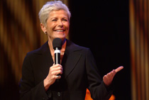 Kate Clinton Laughing